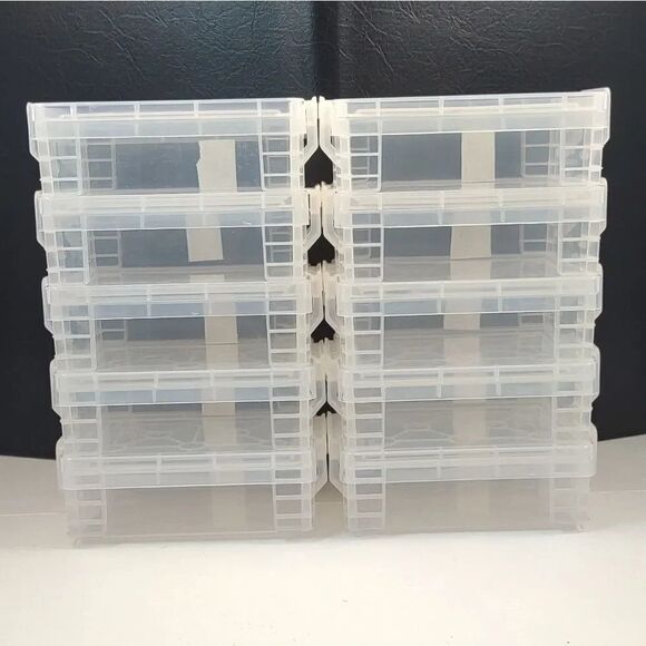 Baseball Trading Cards Plastic Container with snap lids lot of 10 - Picture 6 of 16